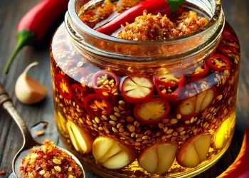image of chili crisp oil